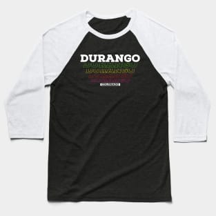 I Love Durango Colorado USA Vintage Baseball T-Shirt